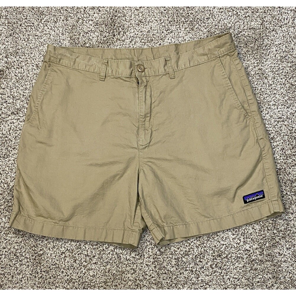 Patagonia Men's Flat Front Shorts - Khaki